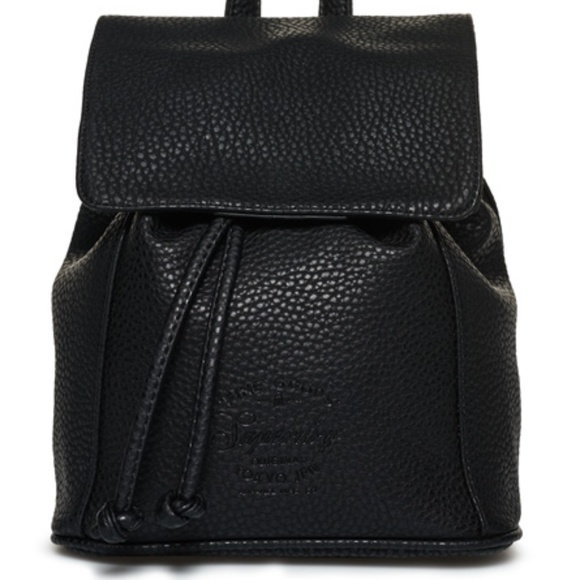 superdry leather backpack womens